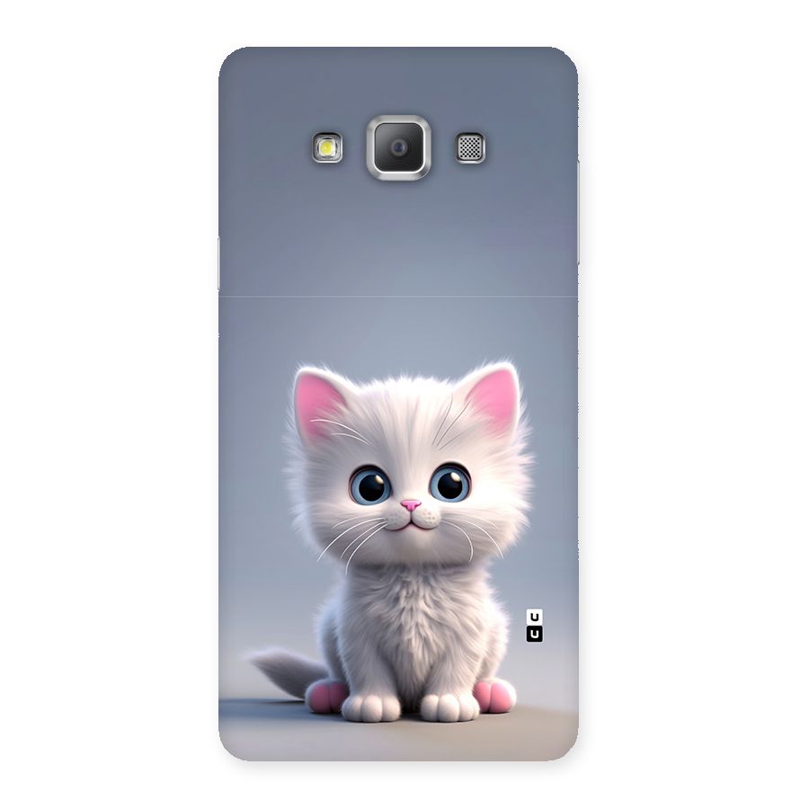 Cute Kitten Sitting Back Case for Galaxy A7