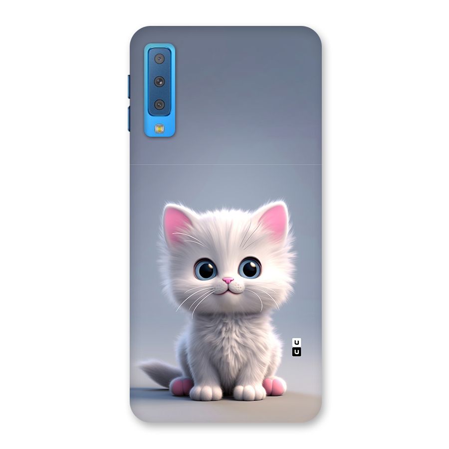 Cute Kitten Sitting Back Case for Galaxy A7 (2018)