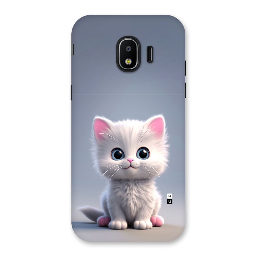 Cute Kitten Sitting Back Case for Galaxy J2 Pro 2018
