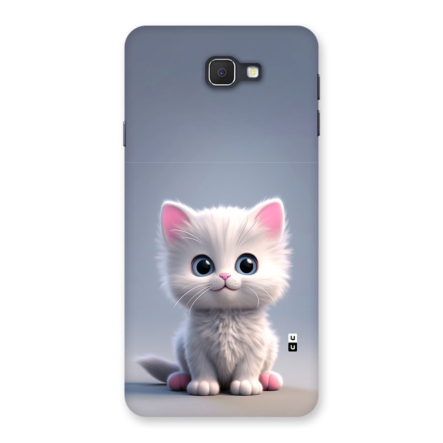 Cute Kitten Sitting Back Case for Galaxy J7 Prime