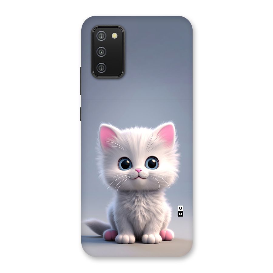 Cute Kitten Sitting Back Case for Galaxy M02s