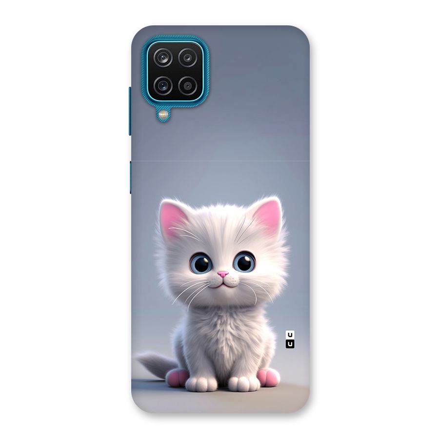 Cute Kitten Sitting Back Case for Galaxy M12