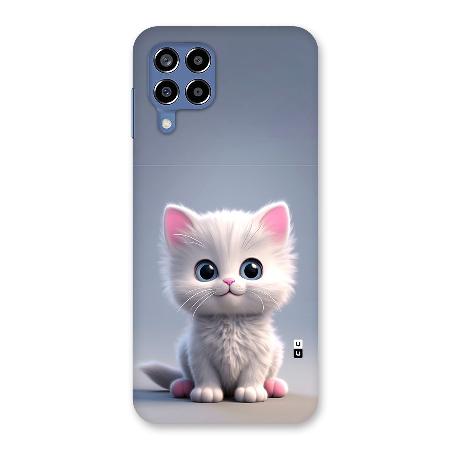 Cute Kitten Sitting Back Case for Galaxy M53 5G