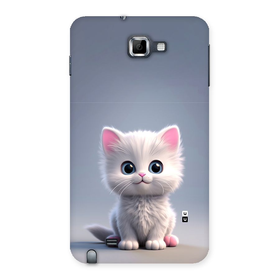 Cute Kitten Sitting Back Case for Galaxy Note