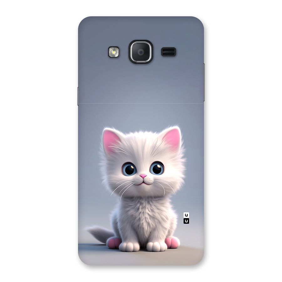 Cute Kitten Sitting Back Case for Galaxy On7 2015
