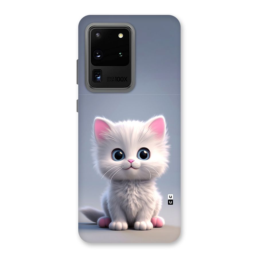 Cute Kitten Sitting Back Case for Galaxy S20 Ultra