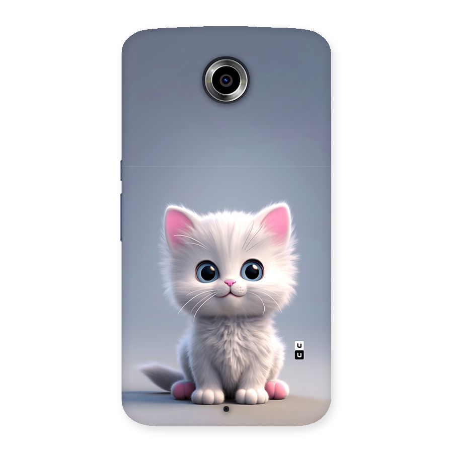 Cute Kitten Sitting Back Case for Google Nexus 6