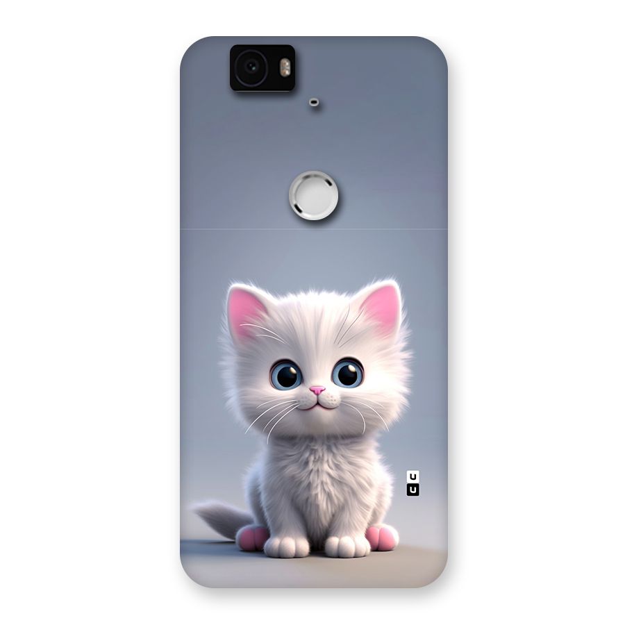 Cute Kitten Sitting Back Case for Google Nexus 6P