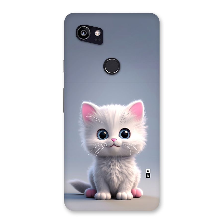 Cute Kitten Sitting Back Case for Google Pixel 2 XL