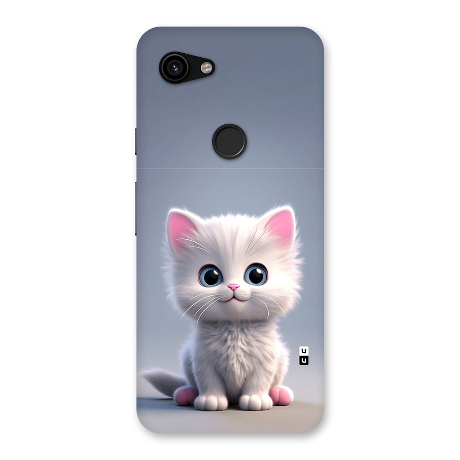 Cute Kitten Sitting Back Case for Google Pixel 3a