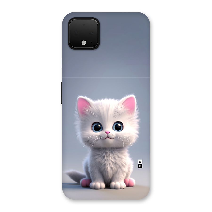 Cute Kitten Sitting Back Case for Google Pixel 4 XL