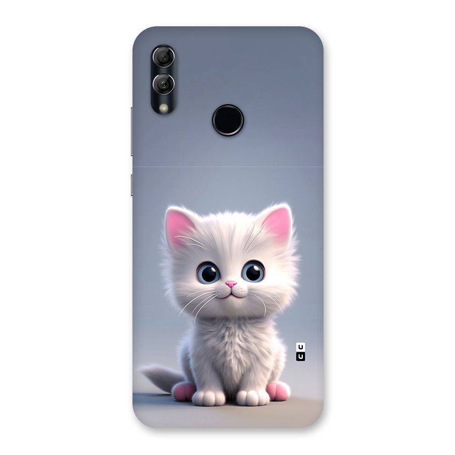 Cute Kitten Sitting Back Case for Honor 10 Lite