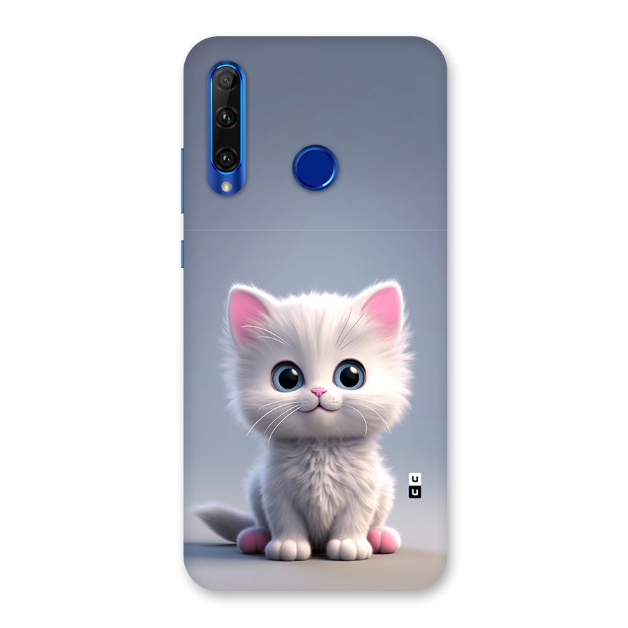 Cute Kitten Sitting Back Case for Honor 20i