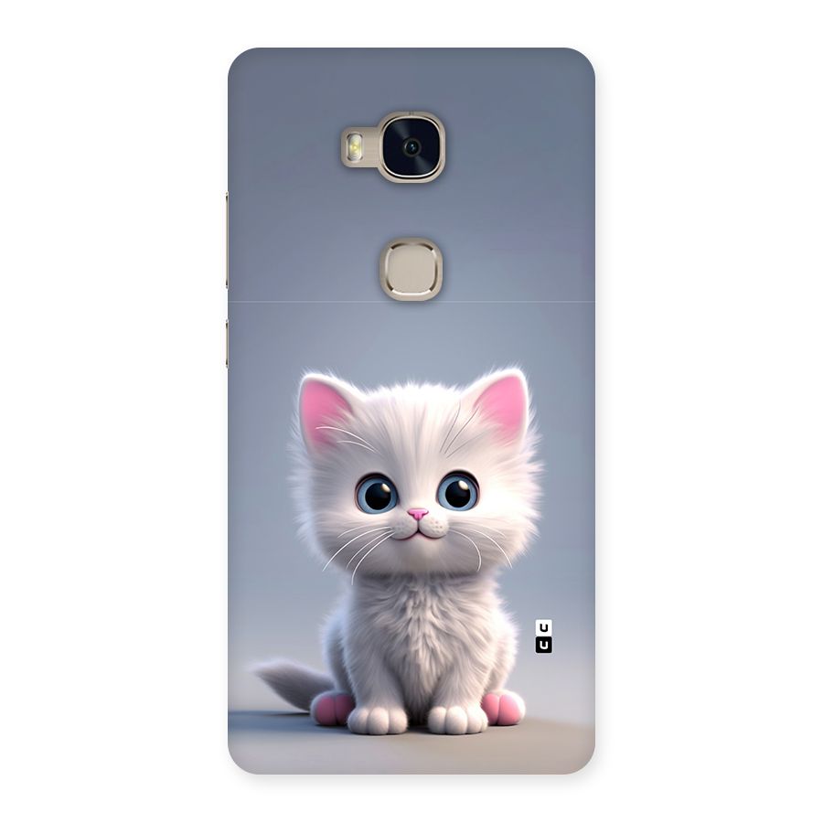 Cute Kitten Sitting Back Case for Honor 5X