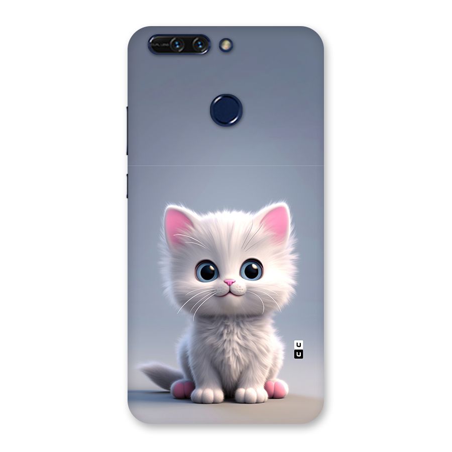 Cute Kitten Sitting Back Case for Honor 8 Pro