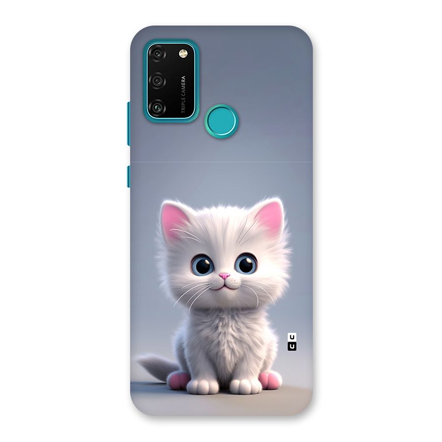 Cute Kitten Sitting Back Case for Honor 9A