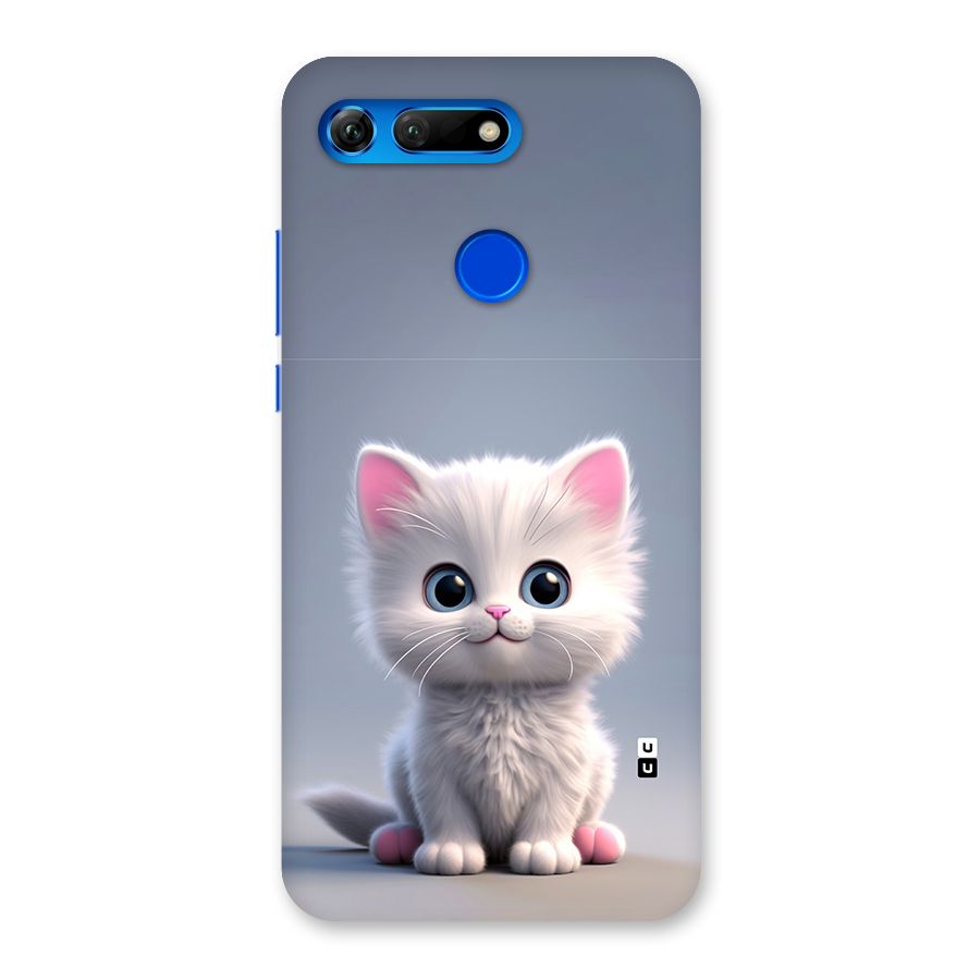 Cute Kitten Sitting Back Case for Honor View 20