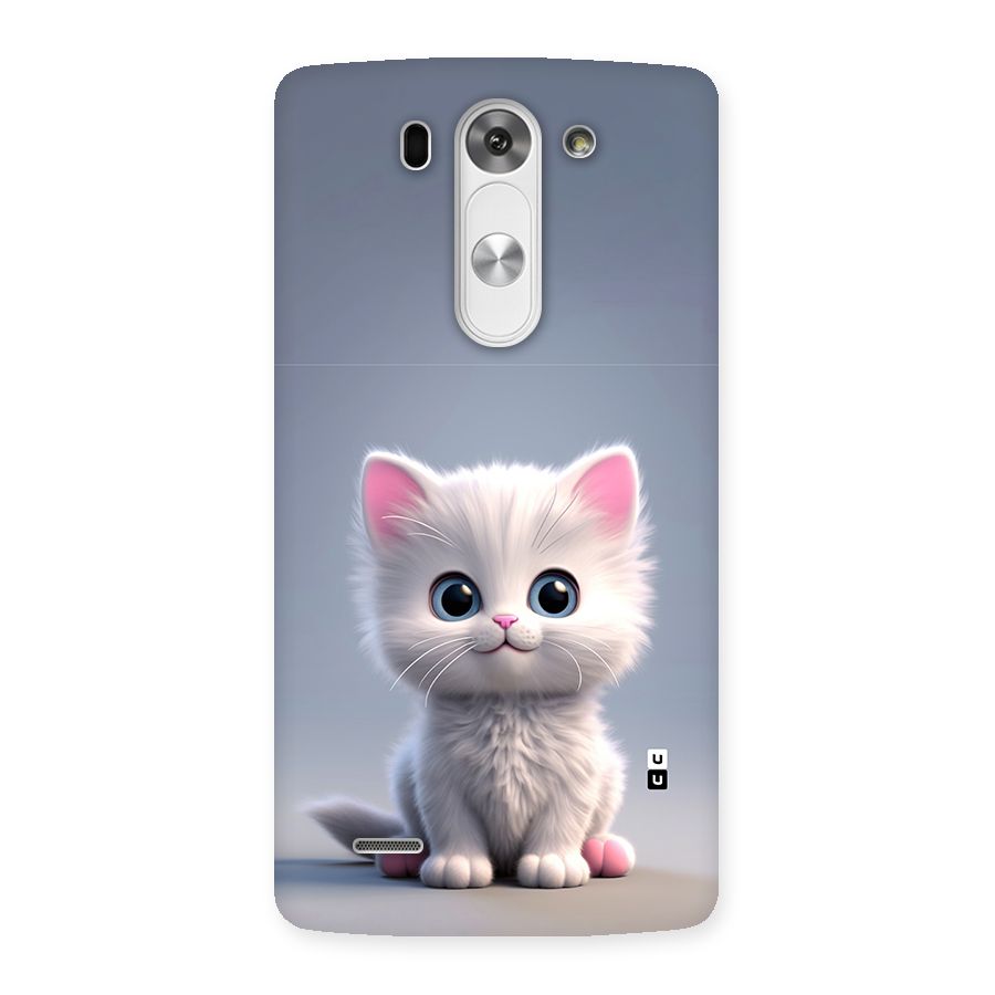 Cute Kitten Sitting Back Case for LG G3 Mini