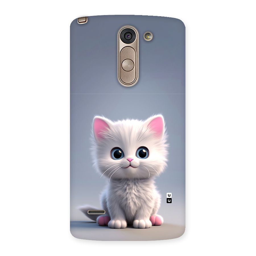 Cute Kitten Sitting Back Case for LG G3 Stylus