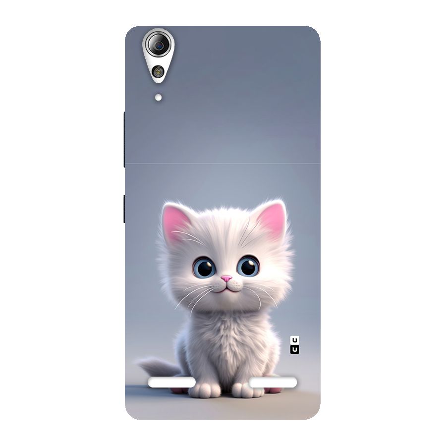 Cute Kitten Sitting Back Case for Lenovo A6000