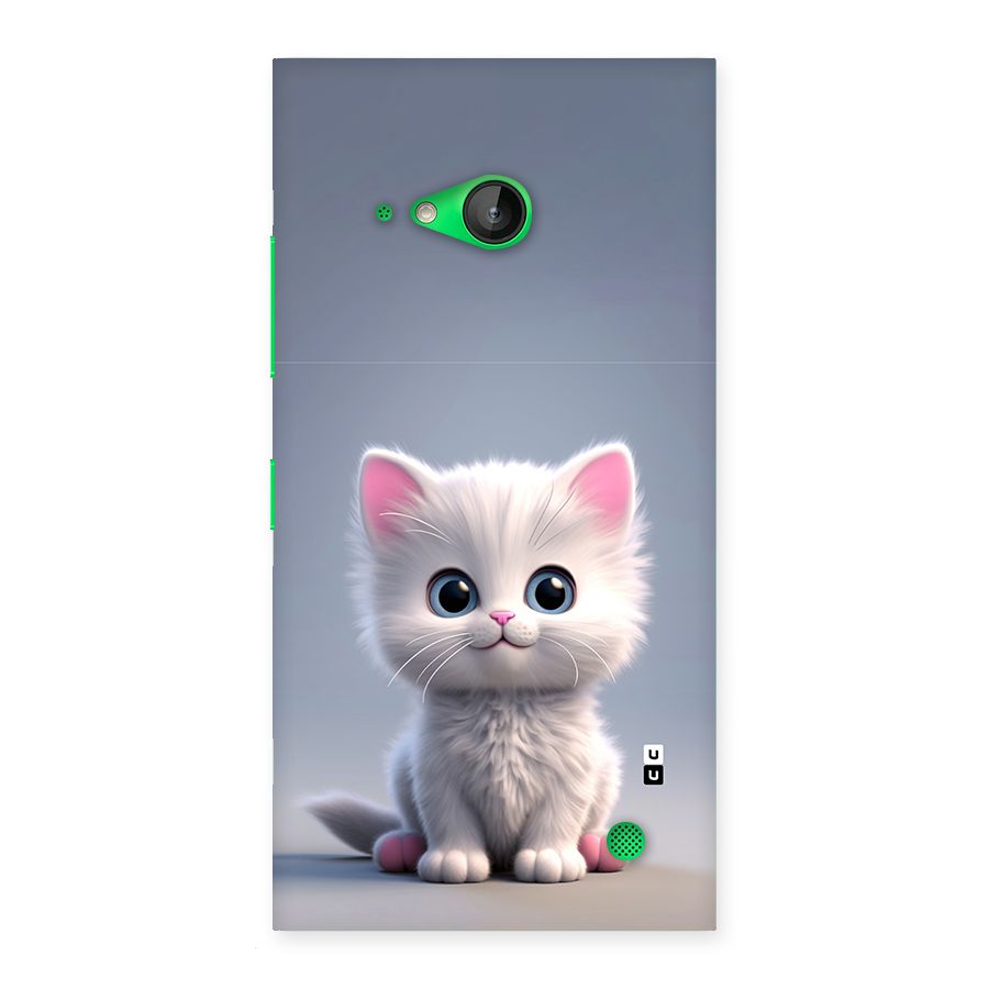 Cute Kitten Sitting Back Case for Lumia 730