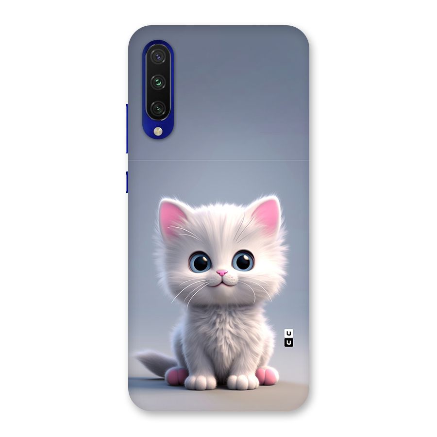 Cute Kitten Sitting Back Case for Mi A3