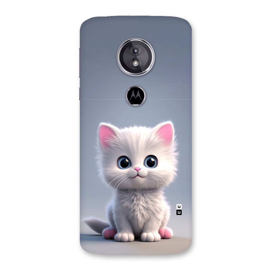 Cute Kitten Sitting Back Case for Moto E5