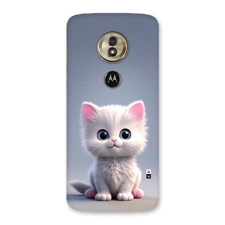 Cute Kitten Sitting Back Case for Moto G6 Play