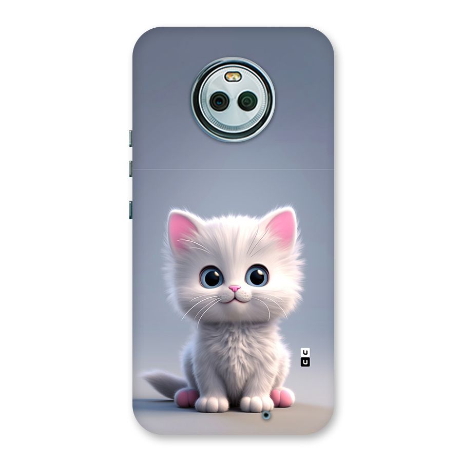 Cute Kitten Sitting Back Case for Moto X4