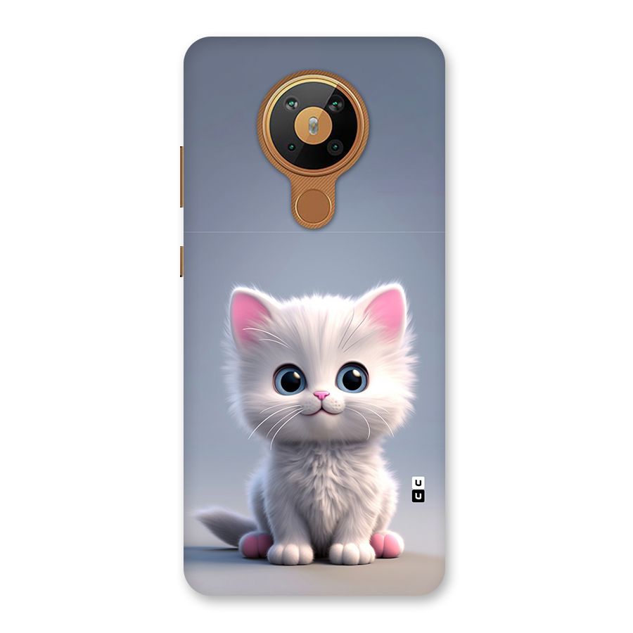 Cute Kitten Sitting Back Case for Nokia 5.3