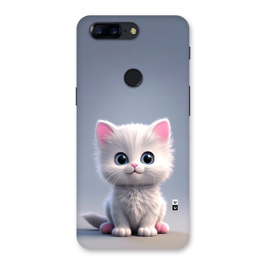 Cute Kitten Sitting Back Case for OnePlus 5T
