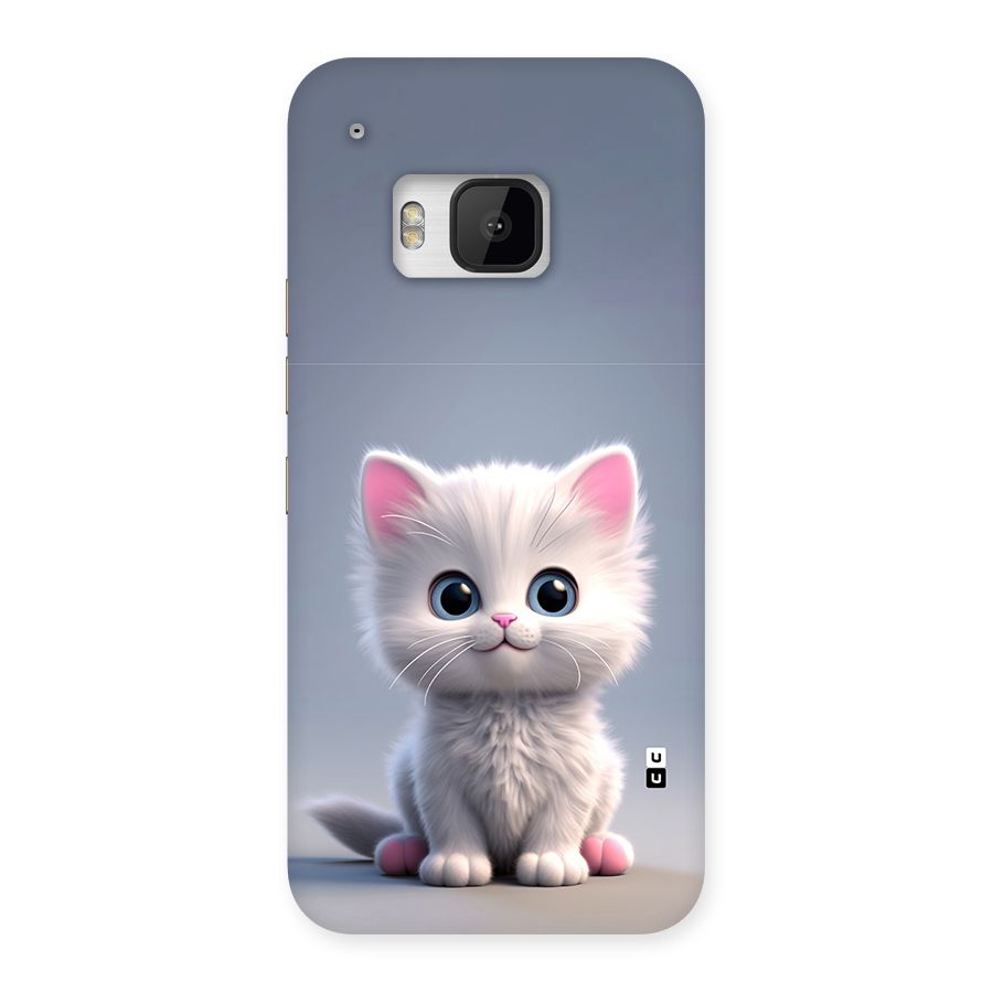 Cute Kitten Sitting Back Case for One M9