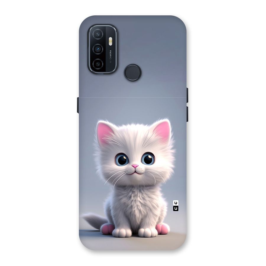 Cute Kitten Sitting Back Case for Oppo A53