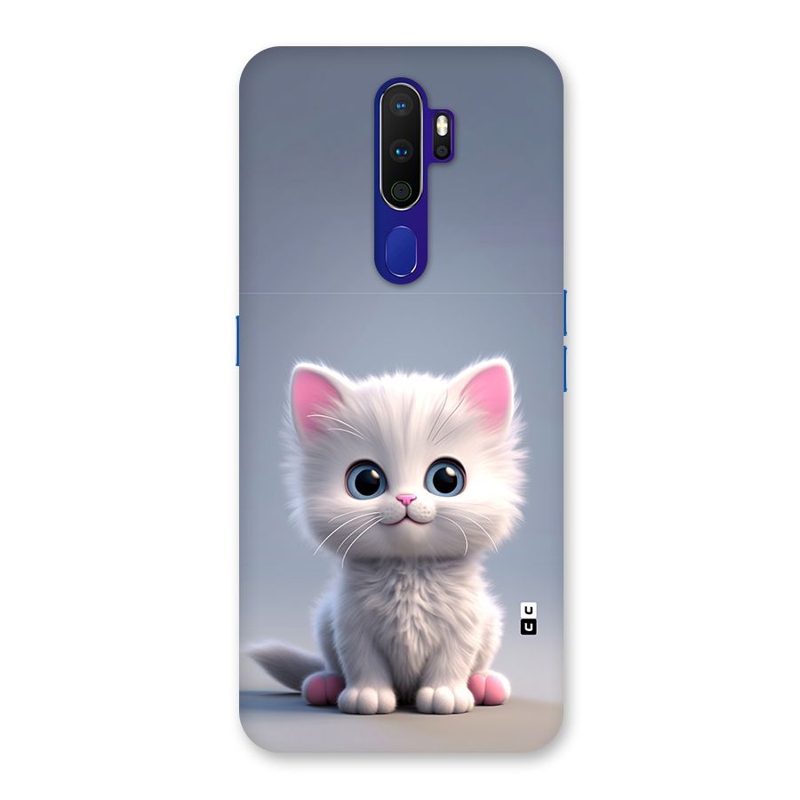 Cute Kitten Sitting Back Case for Oppo A9 (2020)