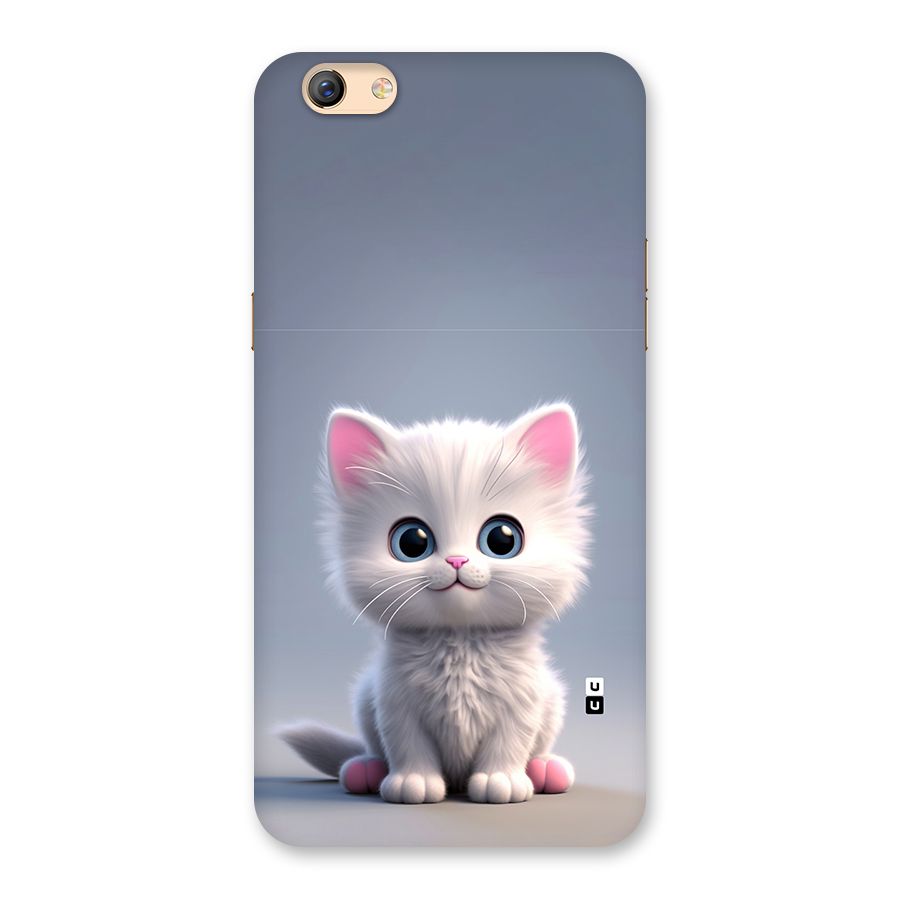 Cute Kitten Sitting Back Case for Oppo F3 Plus