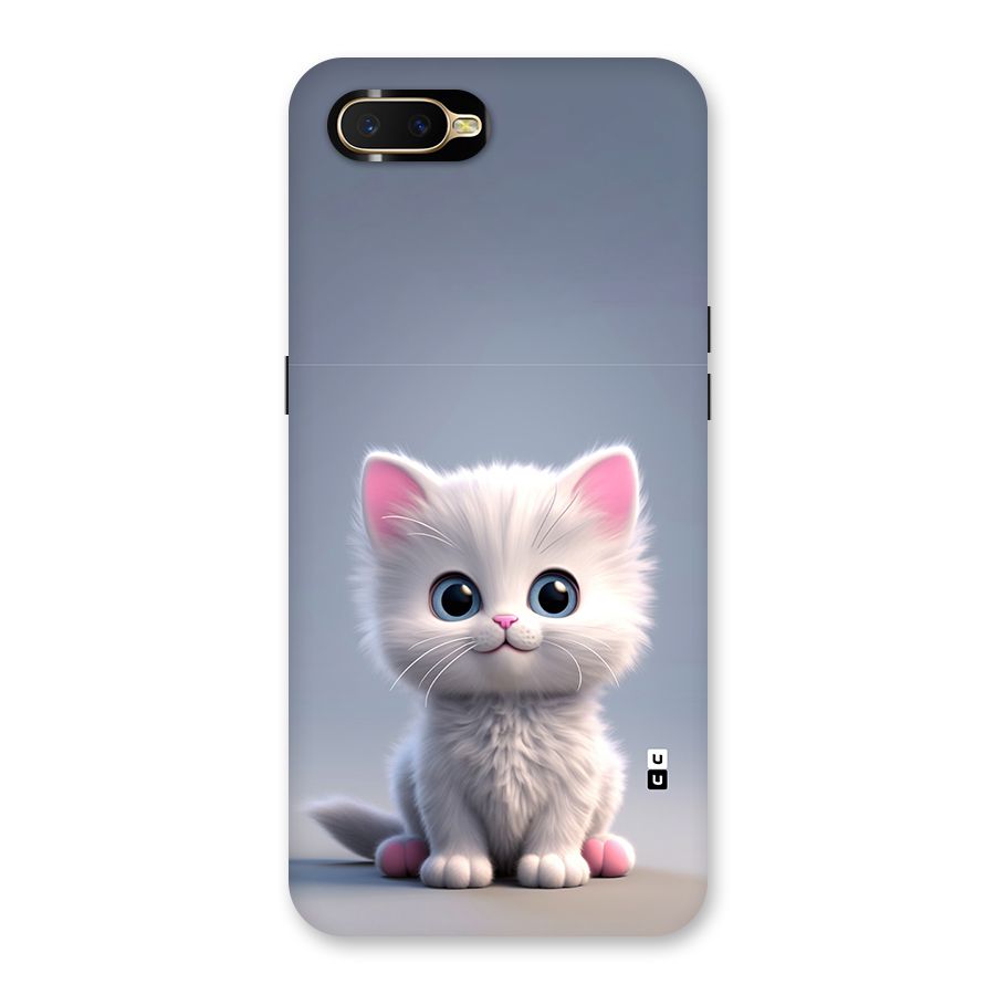 Cute Kitten Sitting Back Case for Oppo K1