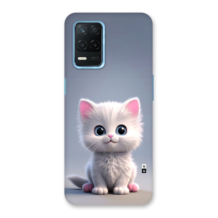 Cute Kitten Sitting Back Case for Realme 8 5G