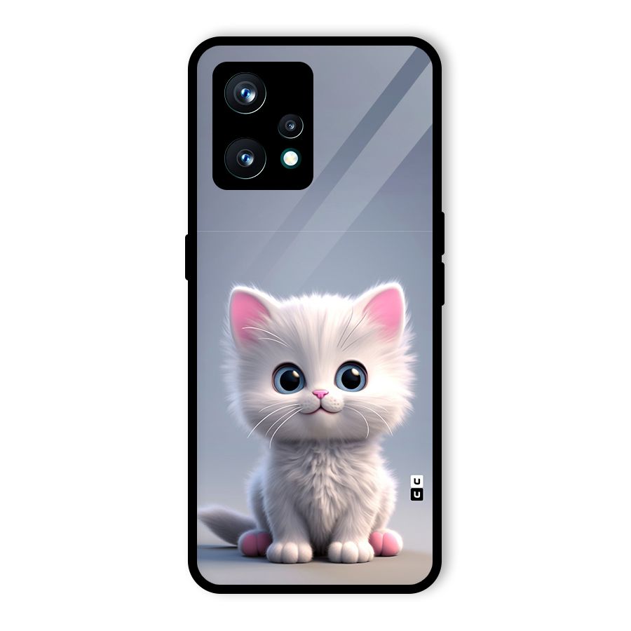 Cute Kitten Sitting Back Case for Realme 9