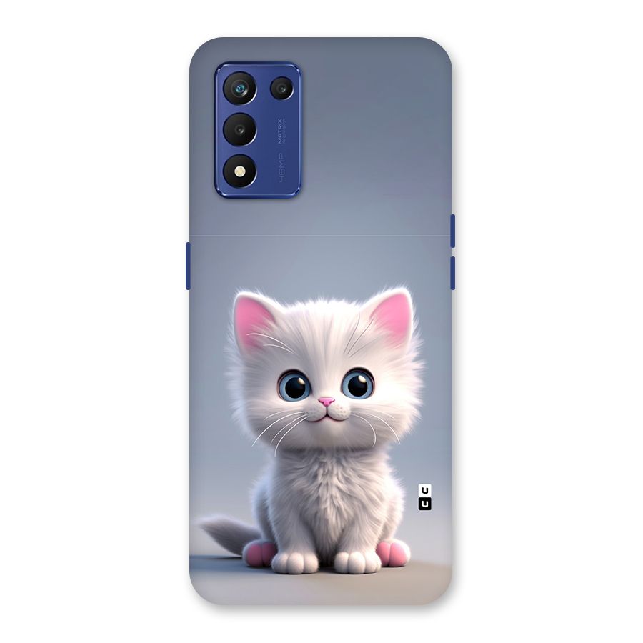 Cute Kitten Sitting Back Case for Realme 9 5G Speed