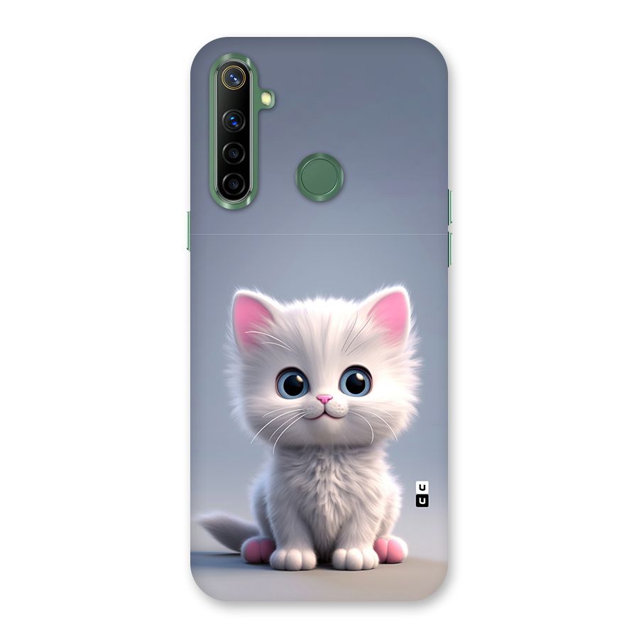 Cute Kitten Sitting Back Case for Realme Narzo 10