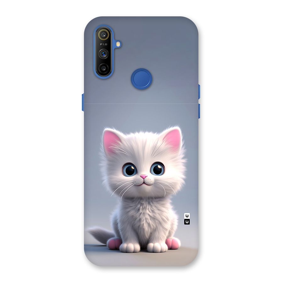 Cute Kitten Sitting Back Case for Realme Narzo 10A