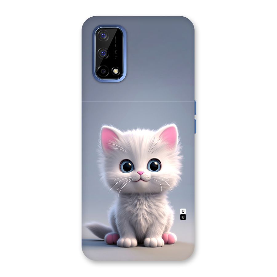 Cute Kitten Sitting Back Case for Realme Narzo 30 Pro