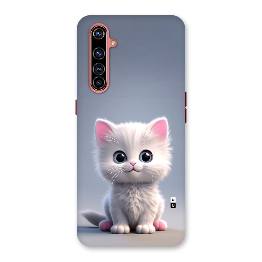 Cute Kitten Sitting Back Case for Realme X50 Pro