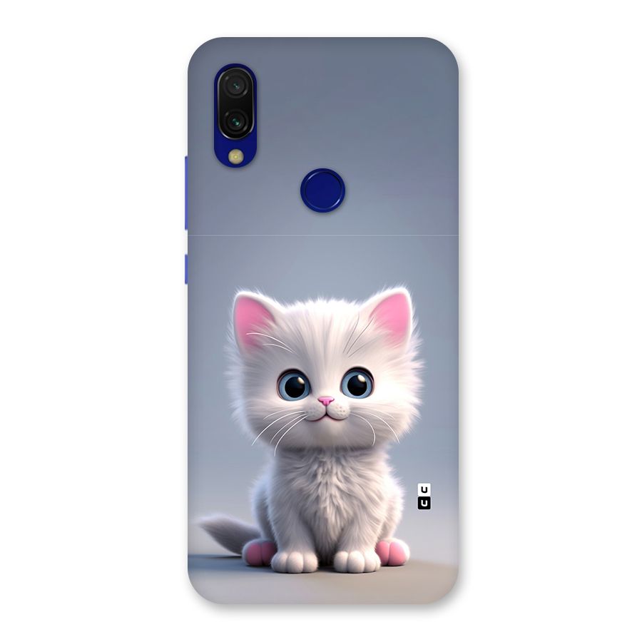 Cute Kitten Sitting Back Case for Redmi 7