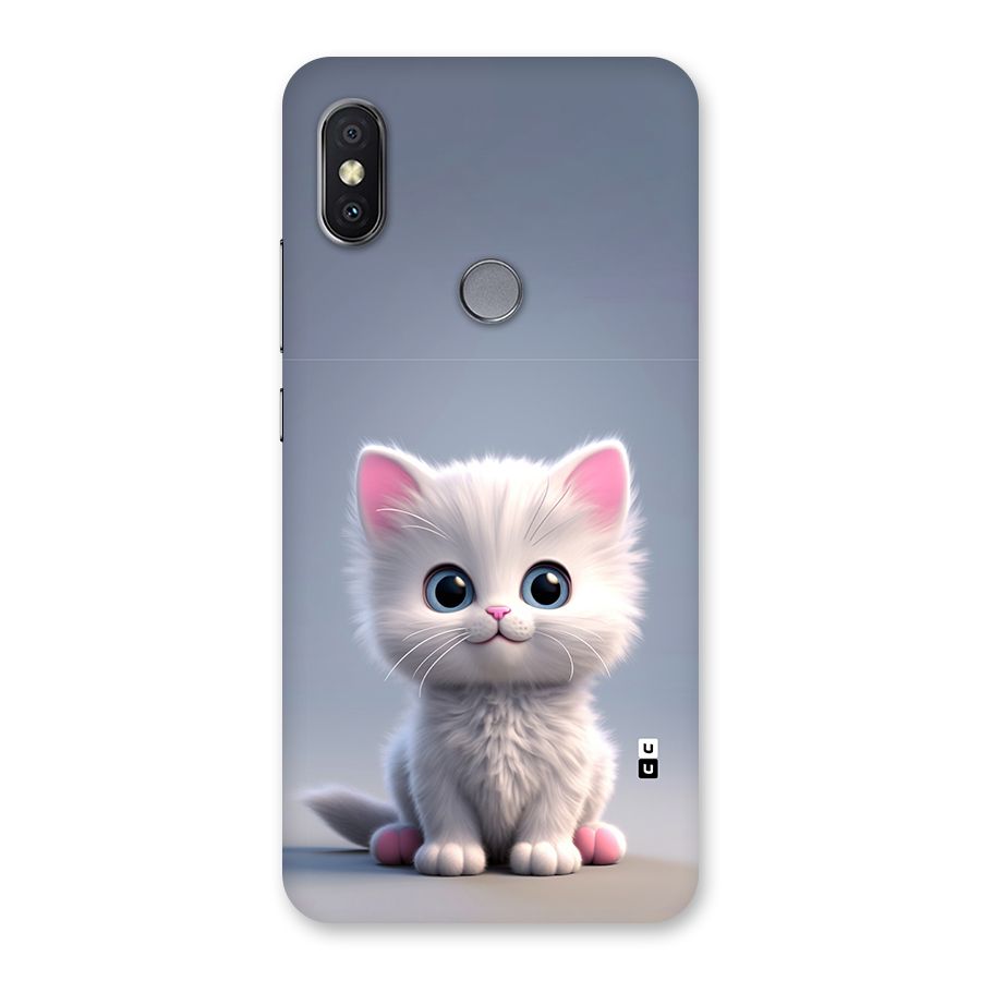 Cute Kitten Sitting Back Case for Redmi Y2