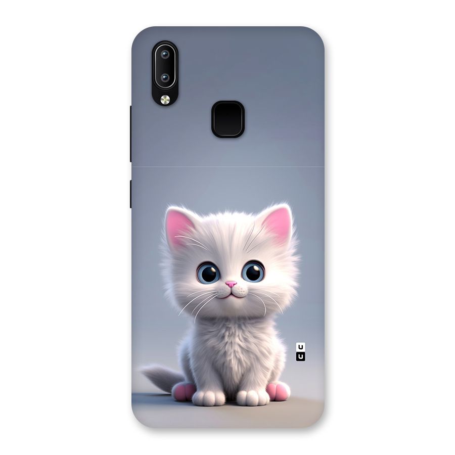Cute Kitten Sitting Back Case for Vivo Y93