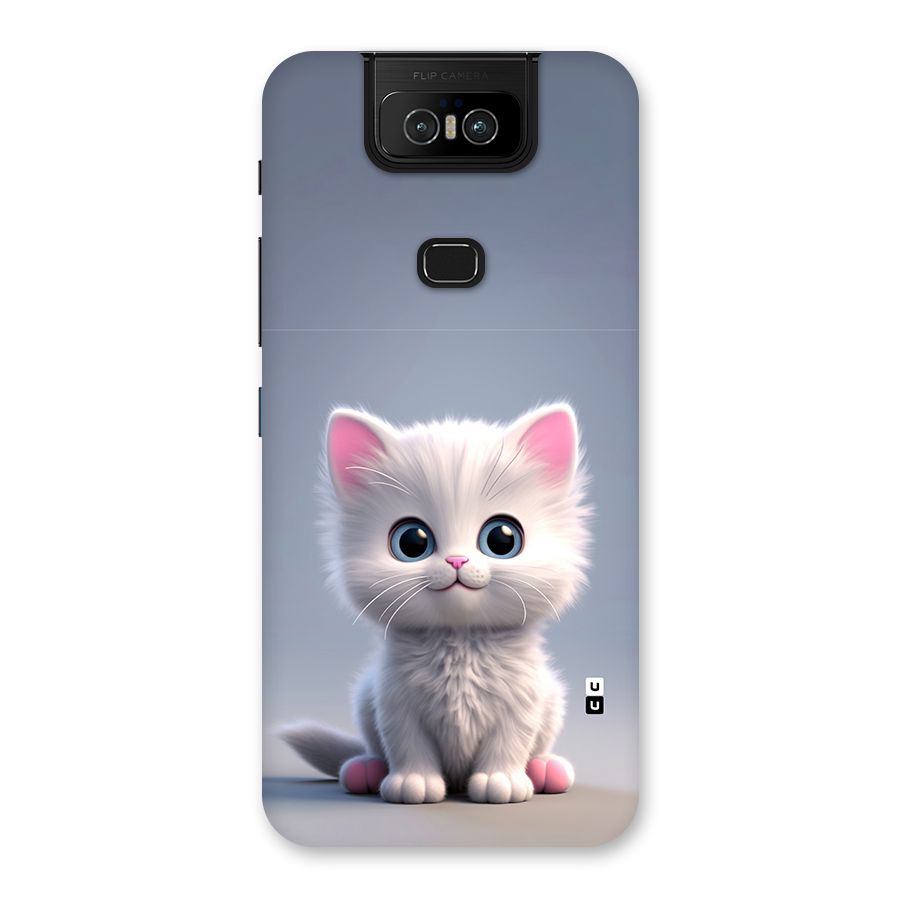 Cute Kitten Sitting Back Case for Zenfone 6z