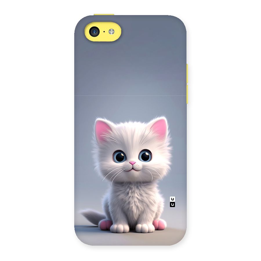 Cute Kitten Sitting Back Case for iPhone 5C