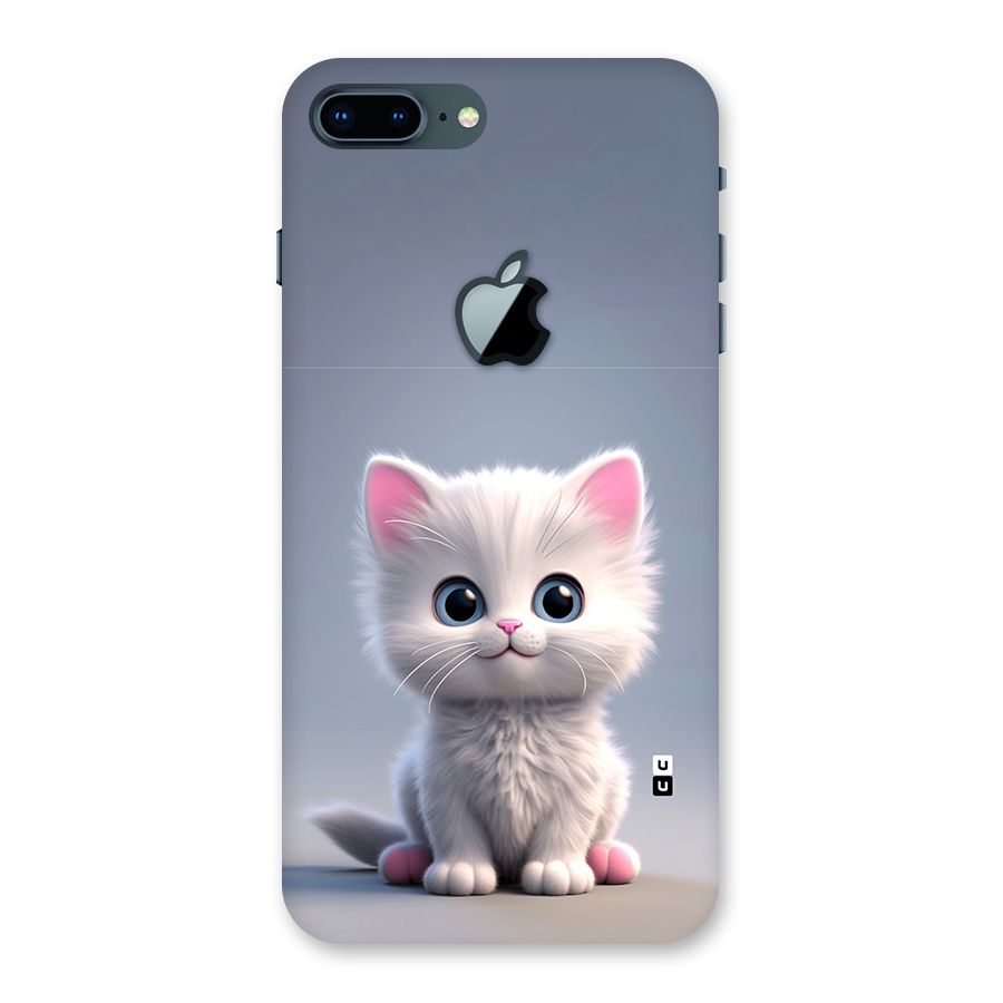 Cute Kitten Sitting Back Case for iPhone 7 Plus Apple Cut