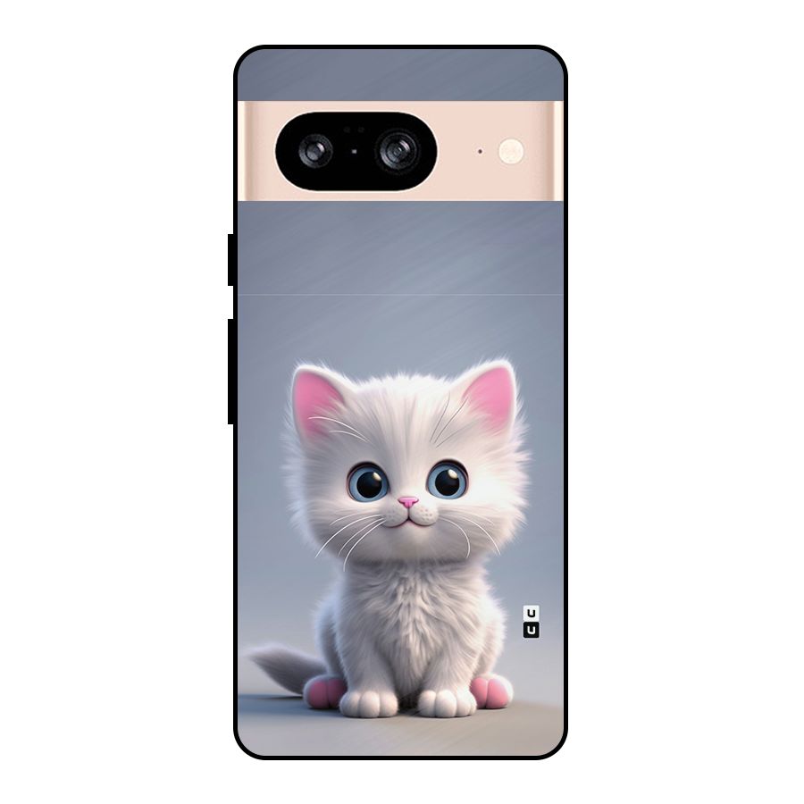 Cute Kitten Sitting Metal Back Case for Google Pixel 8